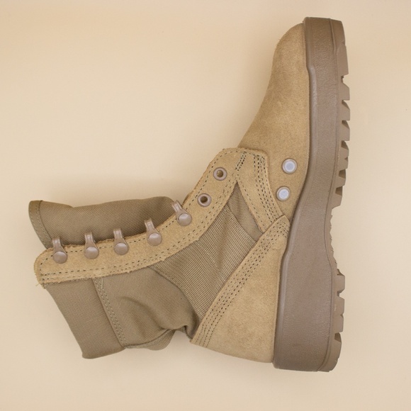 Rocky 798 Army Vibram Tan Hot Weather Combat Boots Coyote Men's Size 6R EU 38 - Picture 7 of 9